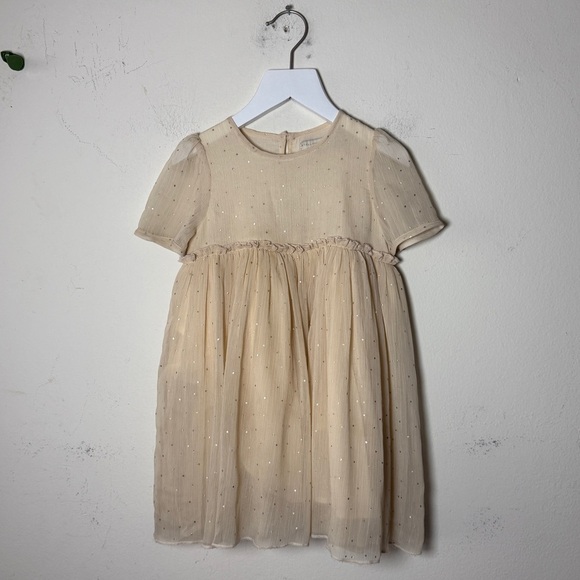 Stella McCartney Kids Other - Stella McCartney Kids Cream Sparkle Dress - 24 Months